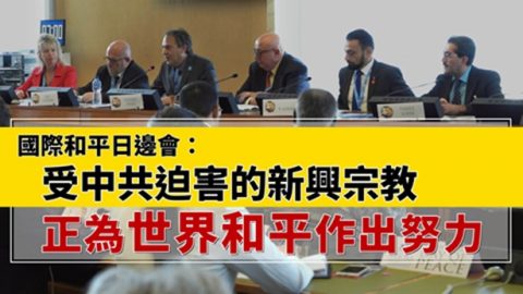 國際和平日邊會 ：受中共迫害的新興宗教正為世界和平作出努力